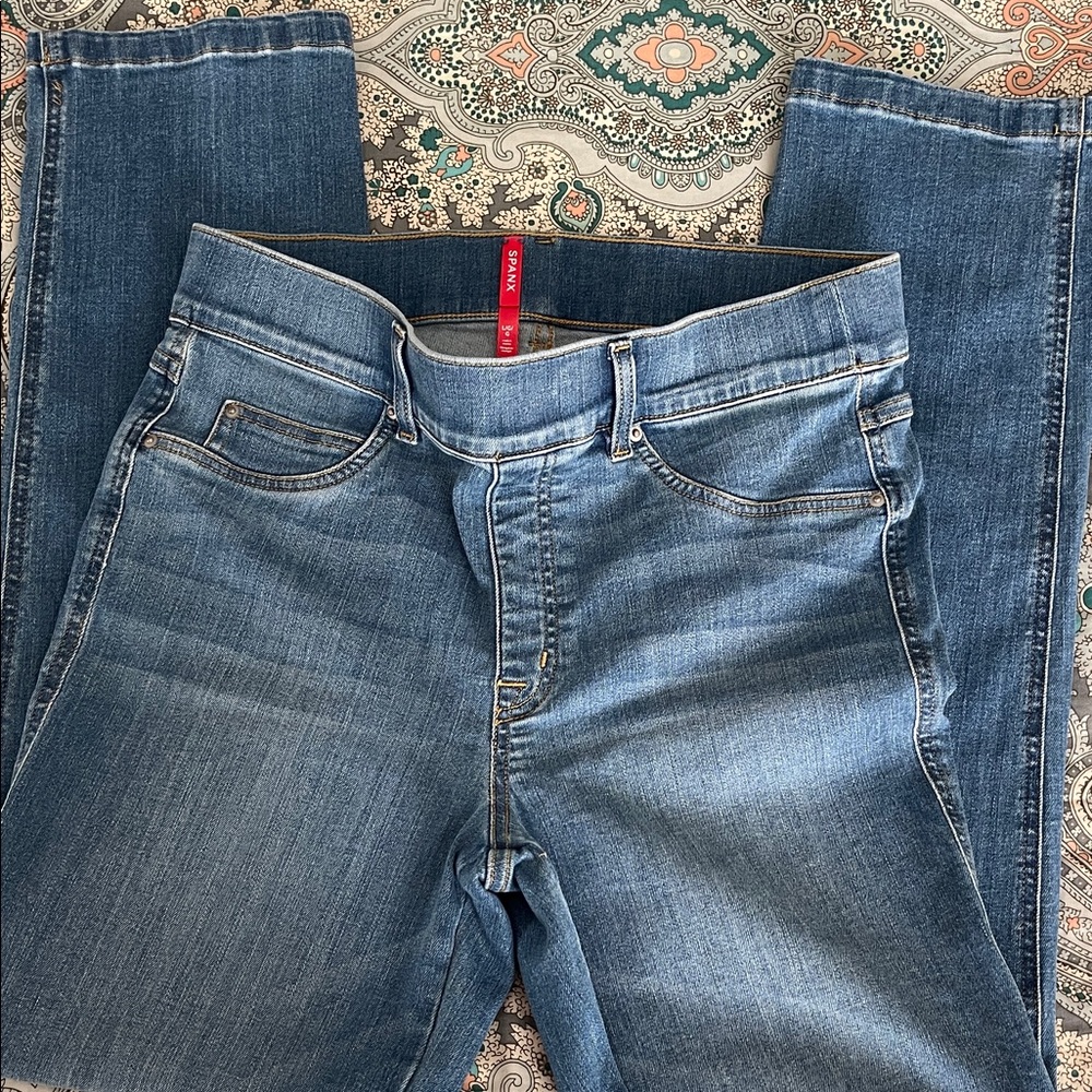 Spanxshape Everywhere Straight Leg Jeans Vintage Indigo